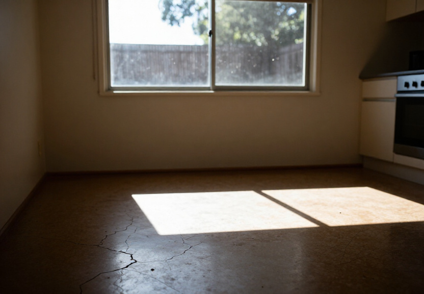Rodent infestation in an Oakhurst garage before treatment